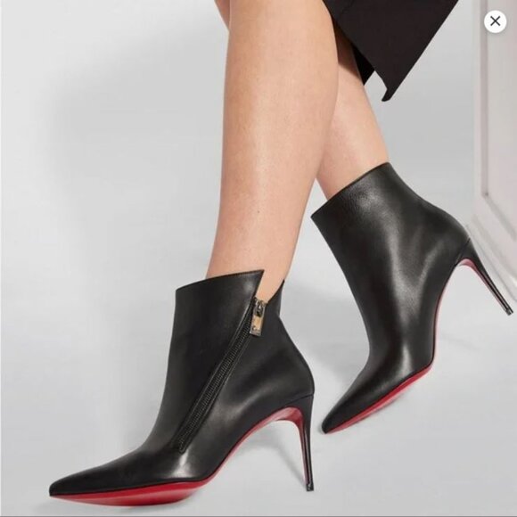Christian Louboutin Shoes - Christian Louboutin Birgikate 85 Calf Booties Size 39